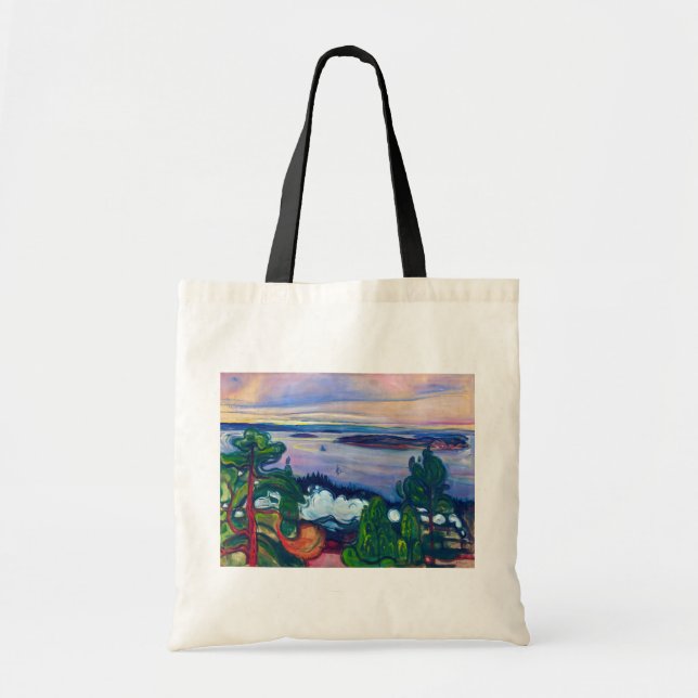 Tote Bag Edvard Munch - Fumée de train (Devant)