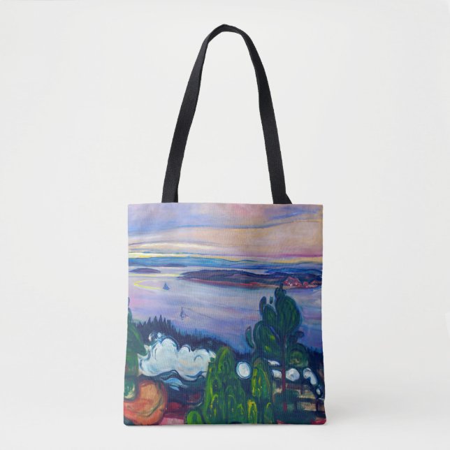 Tote Bag Edvard Munch - Fumée de train (Devant)