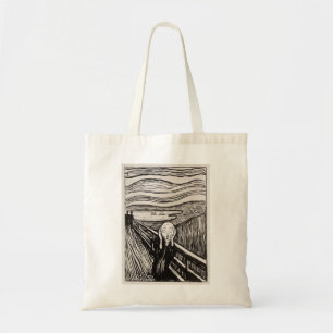 Tote Bag Edvard Munch La Lithographie De Cri Imprimer Célèb