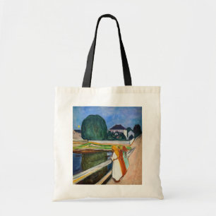 Tote Bag Edvard Munch - La nuit blanche des filles sur le p