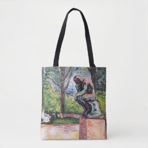 Tote Bag Edvard Munch - Le penseur de Rodin