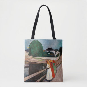 Tote Bag Edvard Munch - Les filles sur le pont