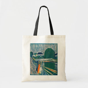 Tote Bag Edvard Munch - Les filles sur le pont, Lithographe