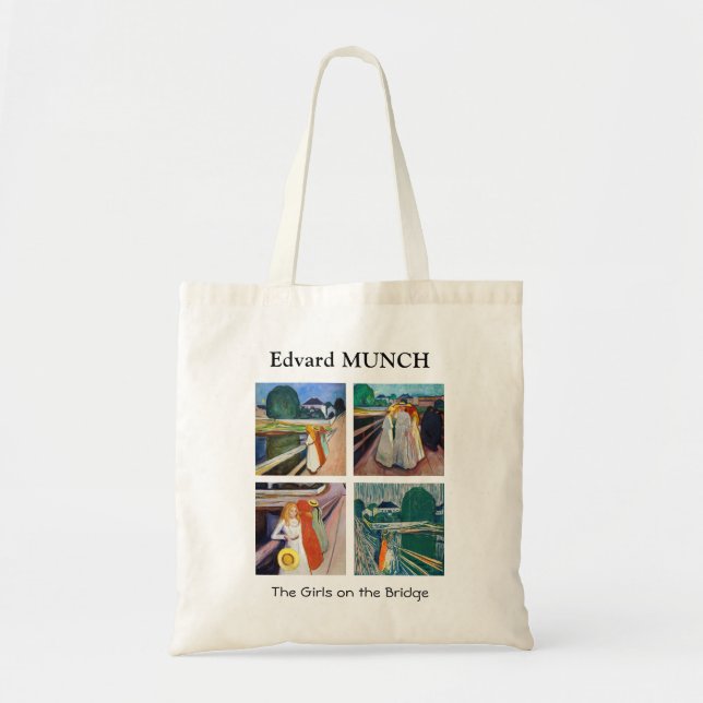 Tote Bag Edvard Munch - Les filles sur le pont Sélection (Devant)