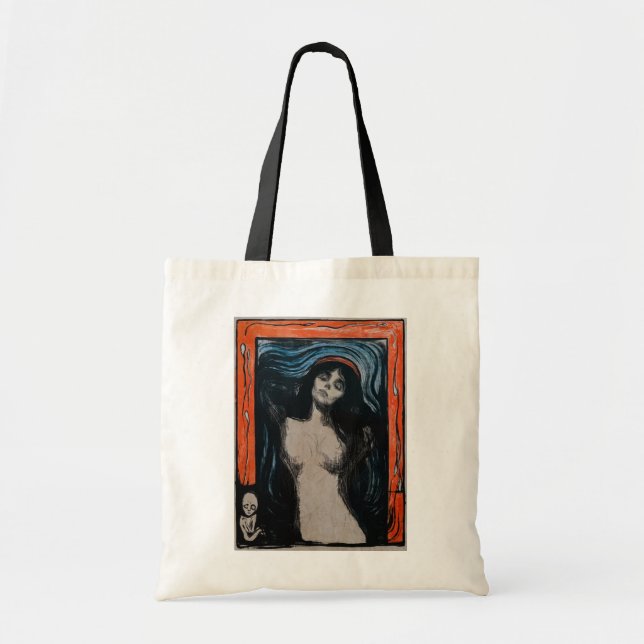 Tote Bag Edvard Munch - Madonna Lithographie (Devant)