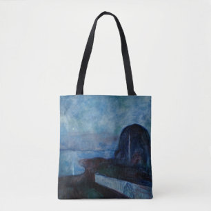 Tote Bag Edvard Munch - Nuit étoilée 1893