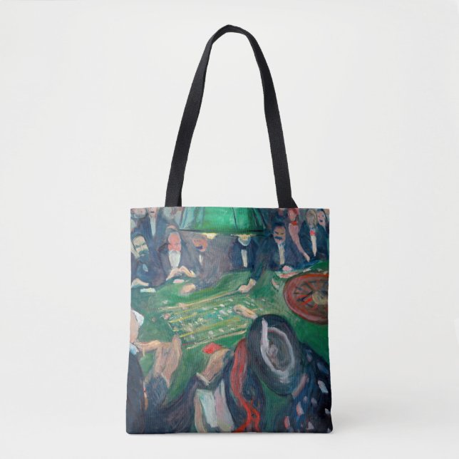 Tote Bag Edvard Munch - Table de roulette à Monte Carlo (Devant)
