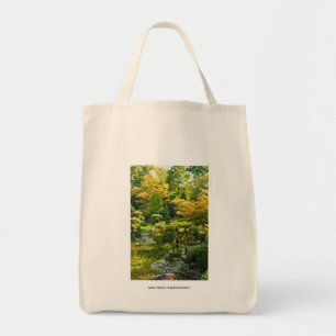 Tote Bag Effet de peinture de jardin japonais Paysage