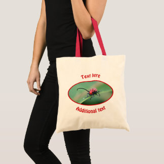 Tote Bag Effrayant Rouge Bug Nature Personnalisé