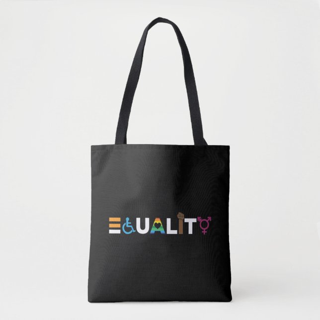 Tote Bag Egalité Droits de l'homme et égalité LGBTQ Unity P (Devant)