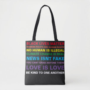 Tote Bag égalité, la vie des noirs est importante, fiert