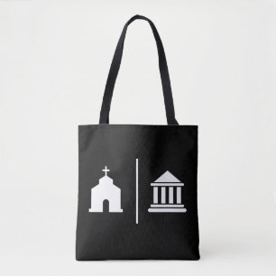 Tote Bag Église et État séparés