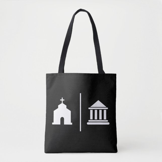 Tote Bag Église et État séparés (Devant)