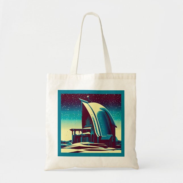 Tote Bag Église futuriste SF 1 (Devant)