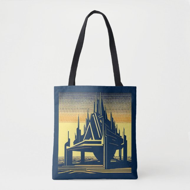 Tote Bag Église futuriste SF 2 (Devant)