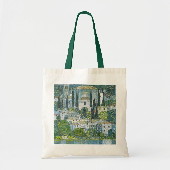 Tote Bag Église (Kirche) à Cassone par Gustav Klimt (Devant)