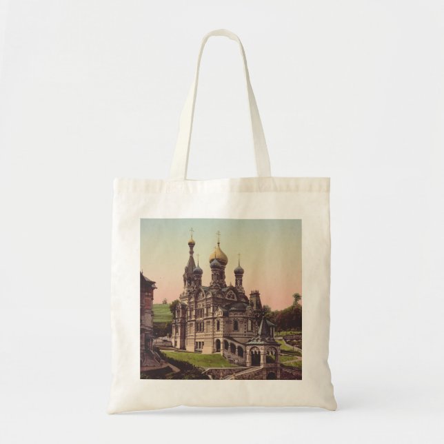 Tote Bag Église orthodoxe russe à Moscou (Devant)