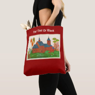 Tote Bag Église russe en bois de Blagoveshchenskoye