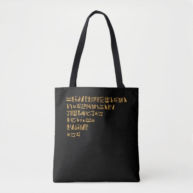 Tote Bag Egyptian Hieroglyphics Ancient Egypt (Devant)