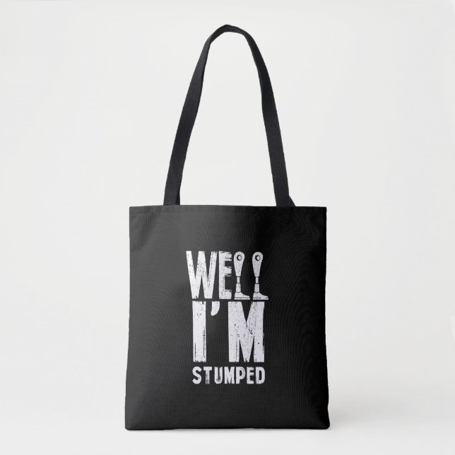 Tote Bag Eh bien, je suis étouffé Amputation Amputée Prothè (Devant)