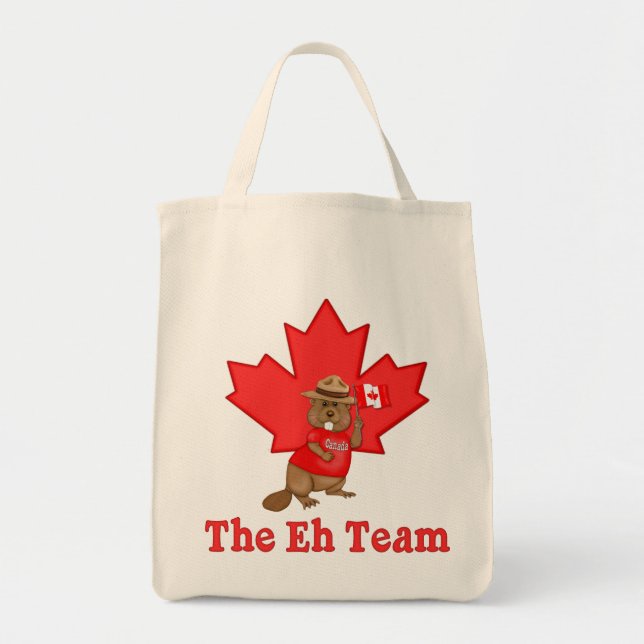 Tote Bag Eh Team Beaver (Devant)