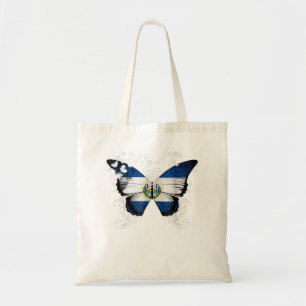 Tote Bag El Salvador Drapeau Chemise Papillon Graphique