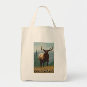 Tote Bag Élans SceneSouth Dakota