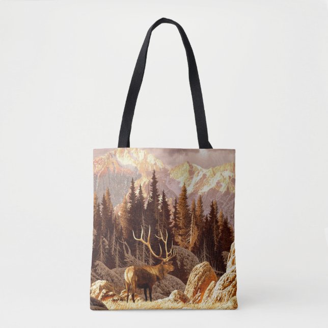 Tote Bag Élans Taureau (Devant)