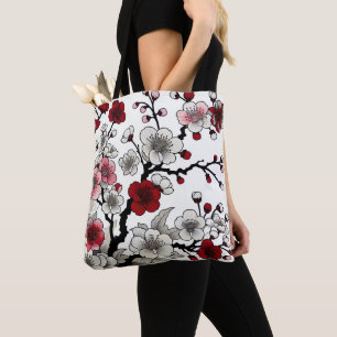 Tote Bag Élégance de la fleur de Crimson - Flore d'inspirat