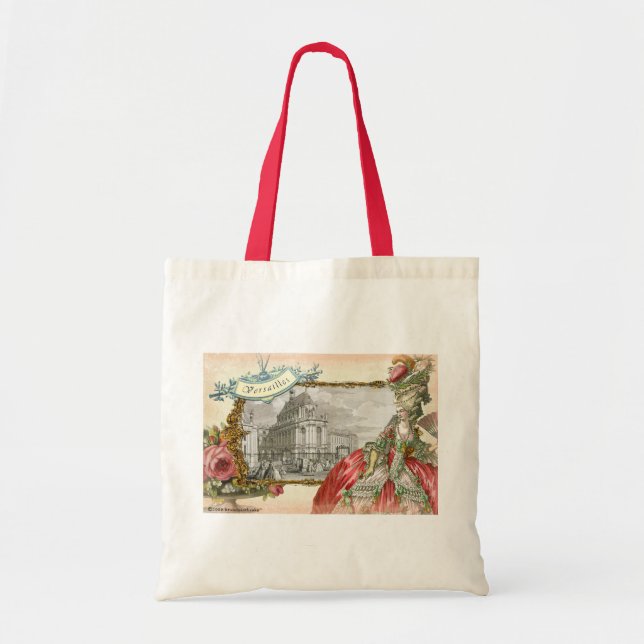 Tote Bag Élégance de Versailles Marie Antoinette (Devant)
