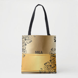 Tote Bag Elégance dorée