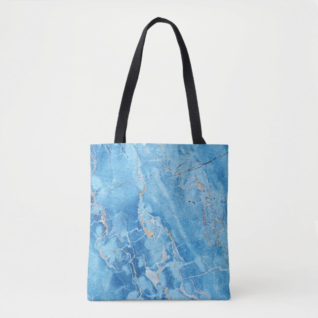 Tote Bag Élégance du marbre : Surface texturée naturelle. (Devant)
