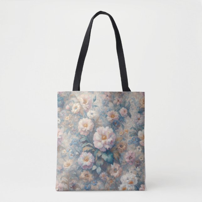 Tote Bag Élégance Florale Intemporelle : Fleurs Classiques  (Devant)