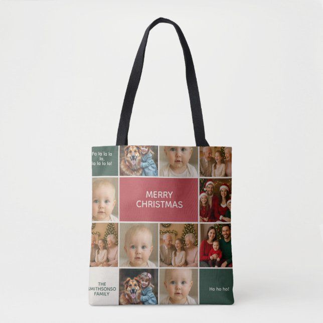 Tote Bag élégance noël xmas photo (Devant)