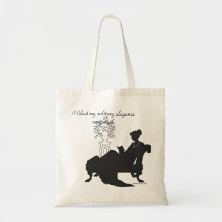 Tote Bag Élégance solitaire Fourre-tout de Jane Austen