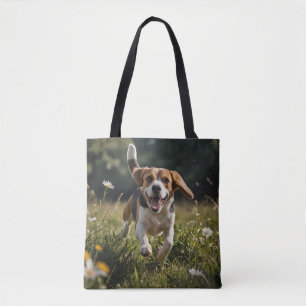 Tote Bag Élégant Beagle Shoulder Fourre-tout