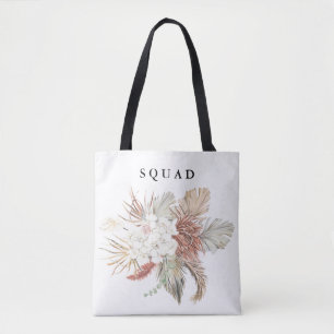 Tote Bag Elégant Blanc Moderne Pampas Grass Tropical Jungle