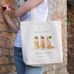 Tote Bag Élégant Cocktail Fruit Orange Fête des mariées<br><div class="desc">Si vous avez besoin d'une personnalisation supplémentaire,  n'hésitez pas à m'envoyer un message sur yellowfebstudio@gmail.com .</div>
