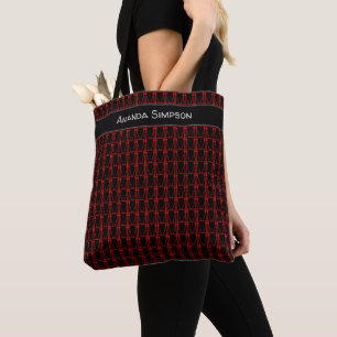 Tote Bag Élégant Cocotiers Motif Silhouette
