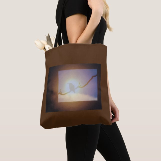 Tote Bag Elégant colibri moderne simple Fourre-tout (De près)