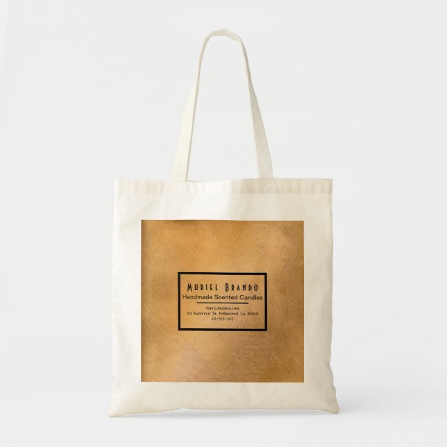 Tote Bag Elegant Copper Candle Company V4 (Devant)