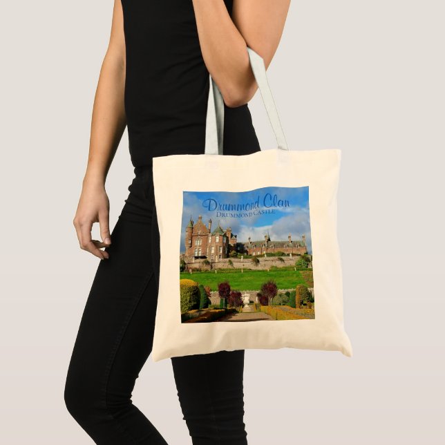 Tote Bag Elégant Drummond Scottish Clan Castle & Garden (Devant (produit))