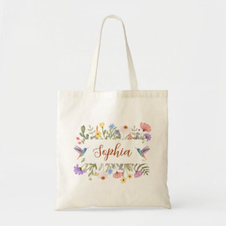 Tote Bag Élégant floral chic coloré