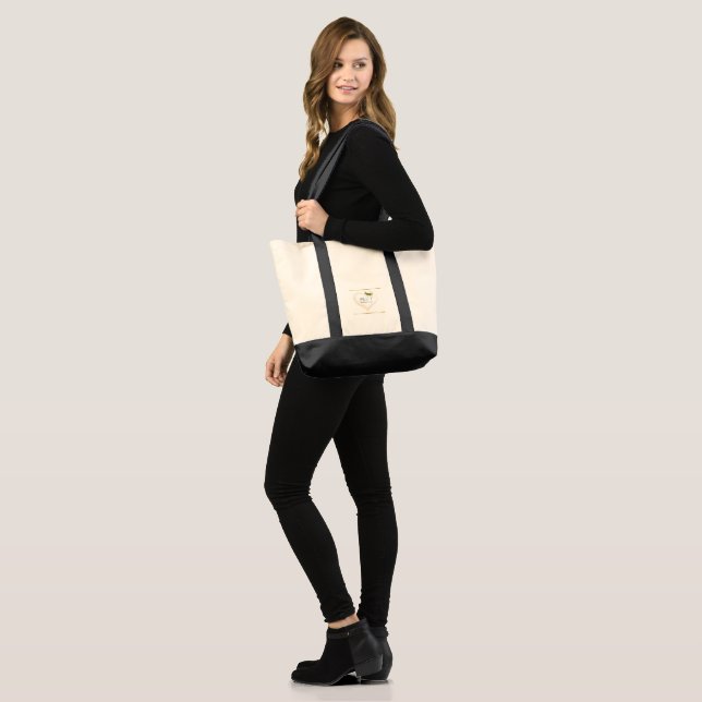 Tote Bag Élégant Guérissez & Prospérez  (Devant (modèle))