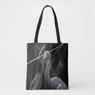 Tote Bag Elegant Heron Portrait - Photographie de la faune