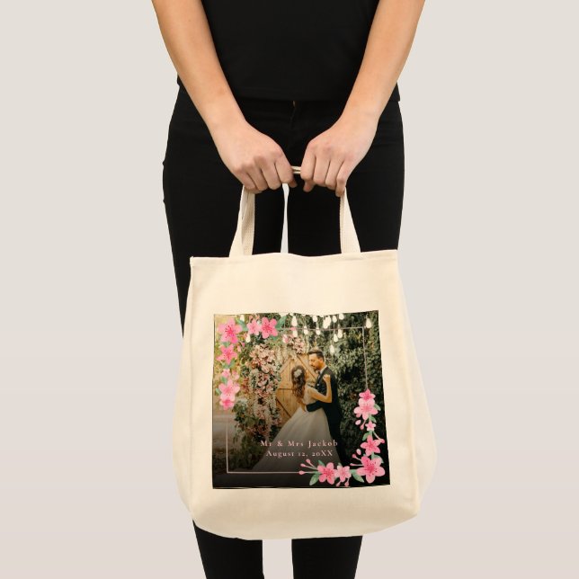 Tote Bag Élégant Heureuse Sainte-Valentin romantique (Devant (produit))