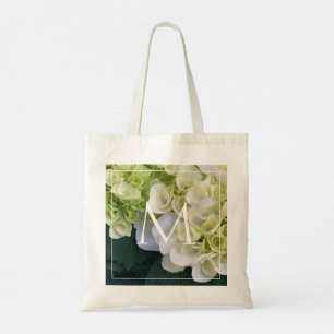 Tote Bag Élégant Hydrangea Monogramme Personnalisé Aimer Bi