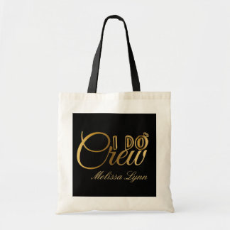 Tote Bag élégant I do équipage personnalisation Mariage