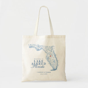 Tote Bag Elégant Lac Alfred Floride Mariage Bienvenue