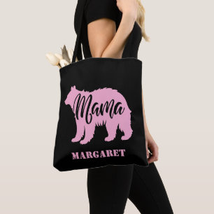 Tote Bag élégant mama ours personnalisé